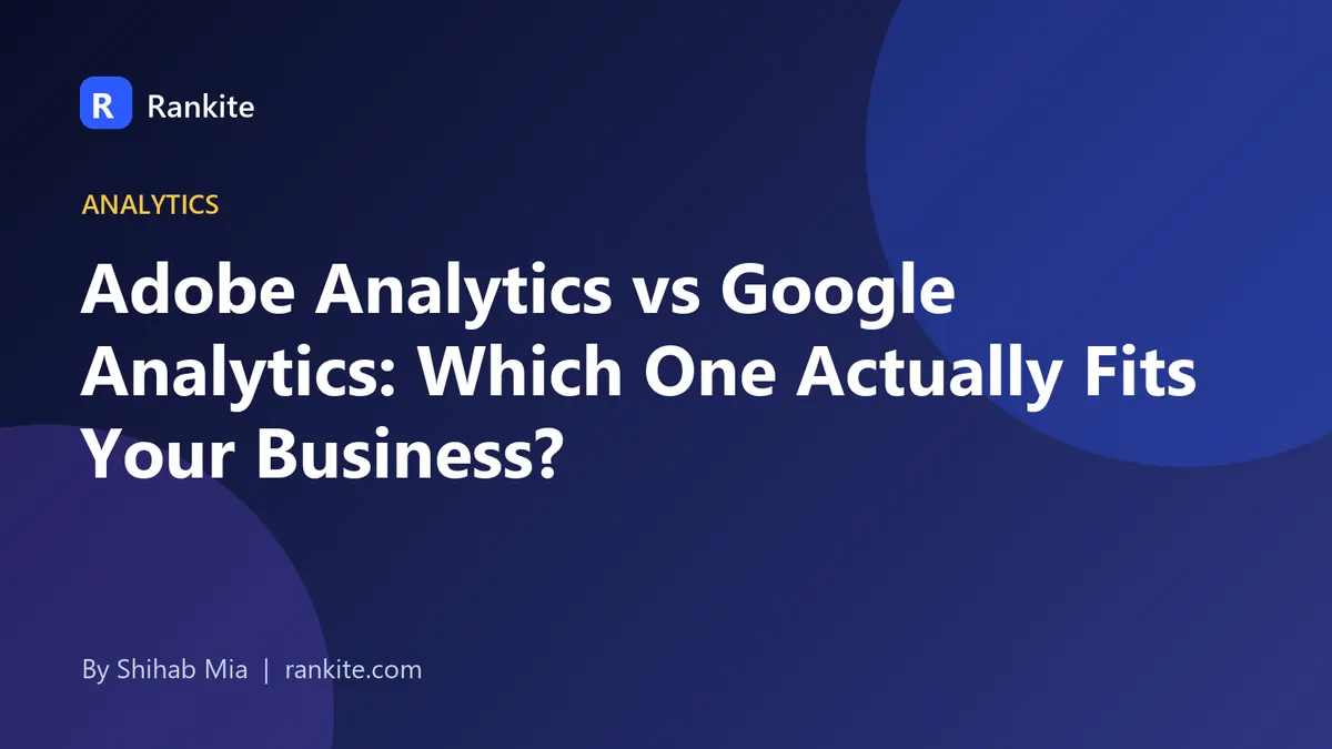 Adobe Analytics vs Google Analytics comparison illustration