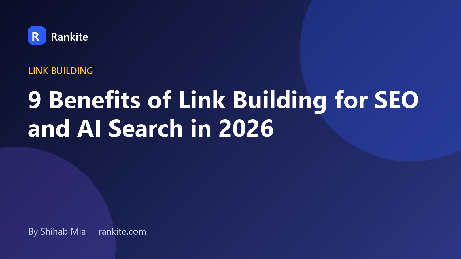 Benefits of link building illustrated with chain link, ranking chart, and network node icons
