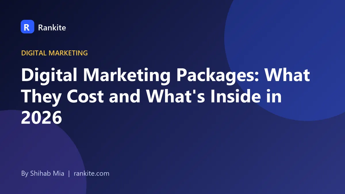 digital marketing packages illustration