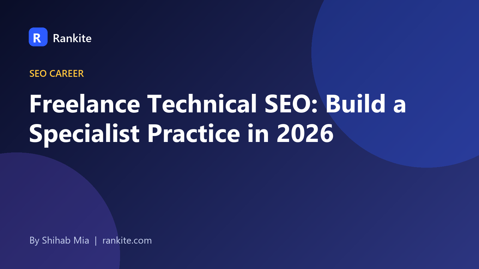 Freelance technical seo specialist illustration with crawl chart and code icons