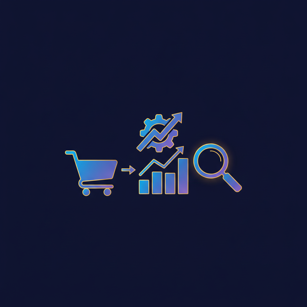 Magento SEO guide illustration for ranking an Adobe Commerce store