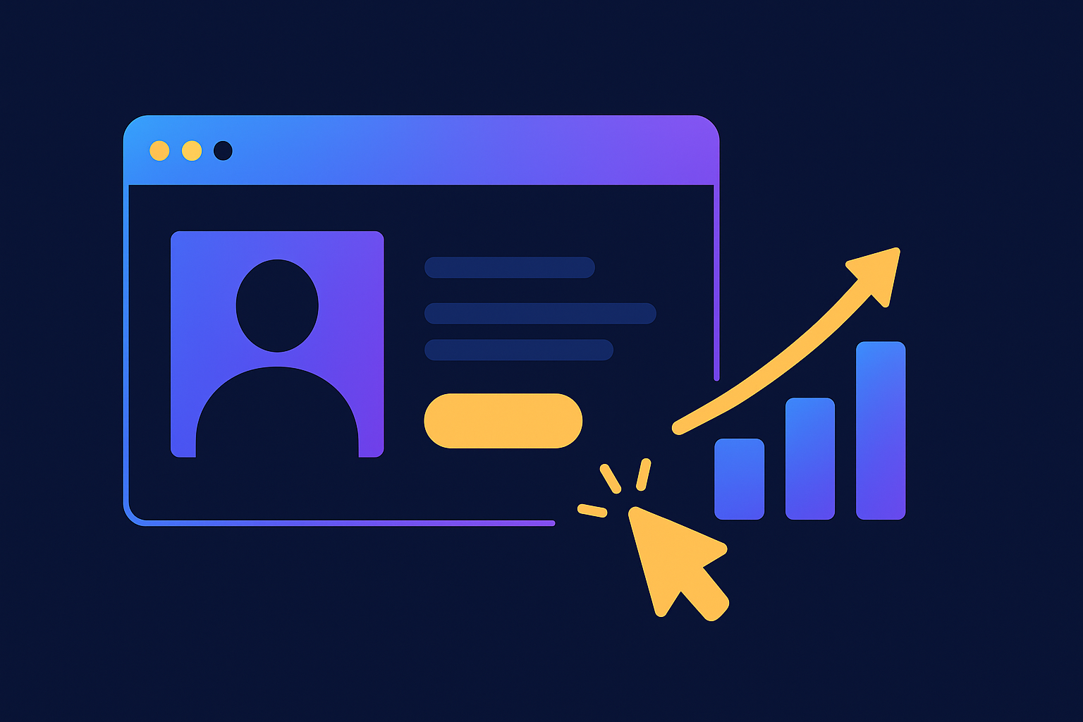 SaaS landing page anatomy showing hero, CTA, and signup conversion