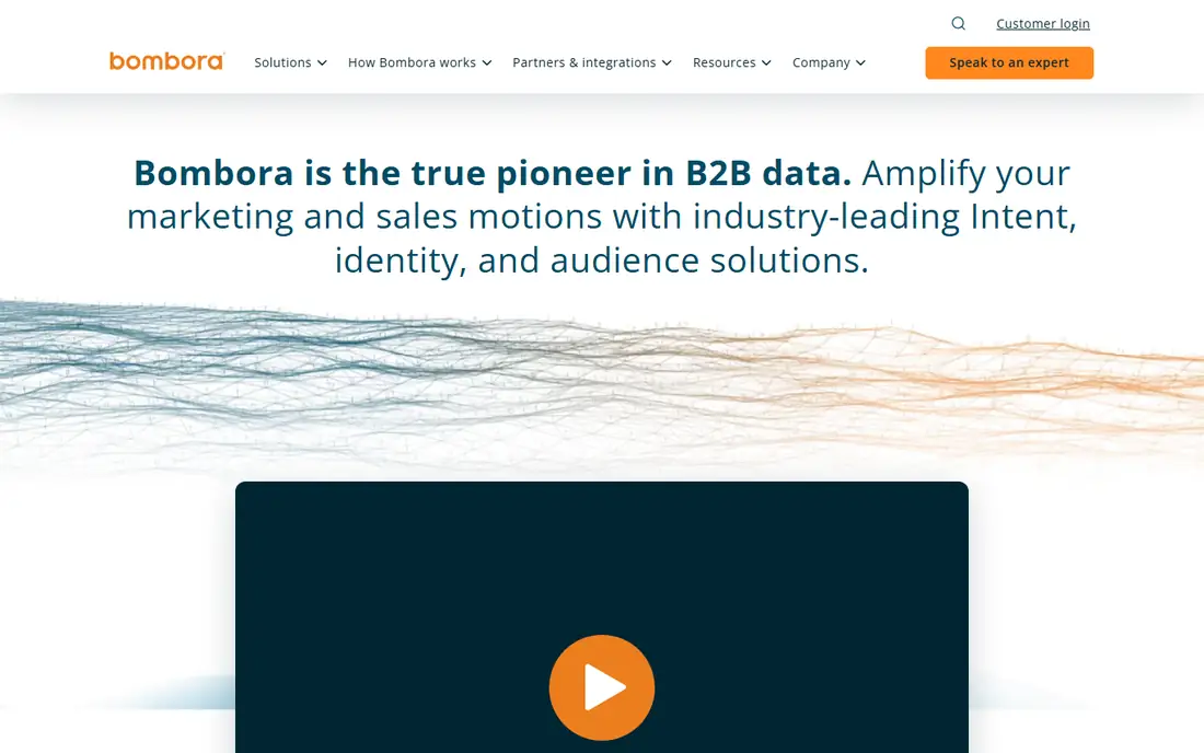 Bombora homepage