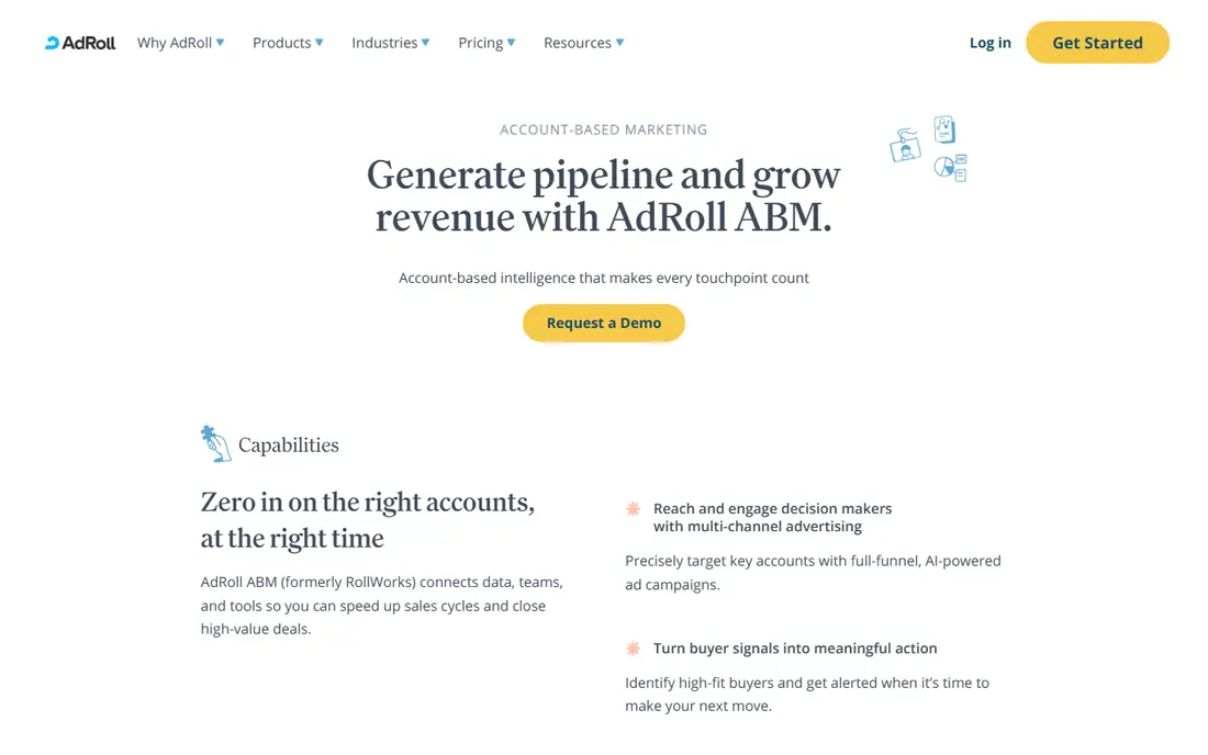 RollWorks homepage