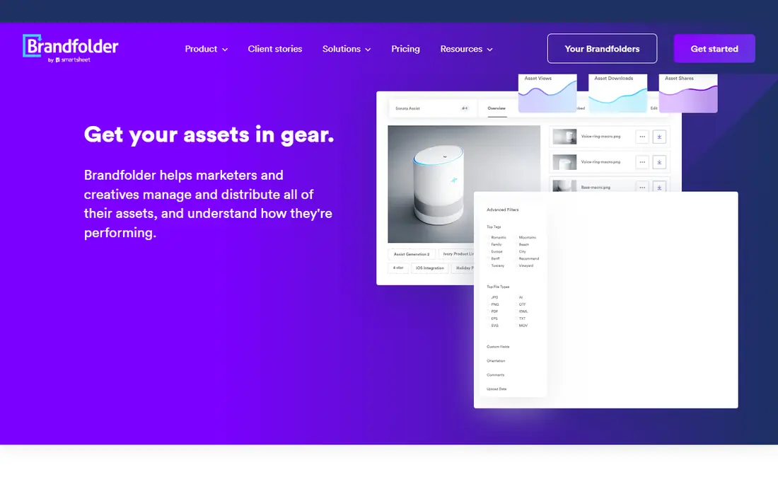 Brandfolder homepage