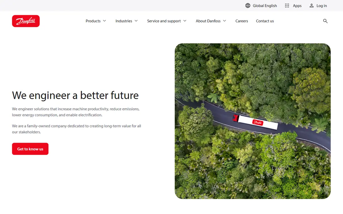 Danfoss VLT AutomationDrive homepage