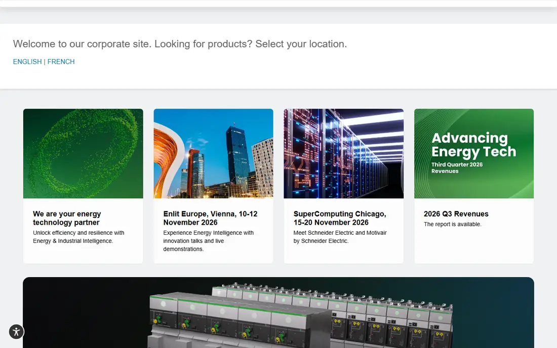 Schneider Altivar Process homepage