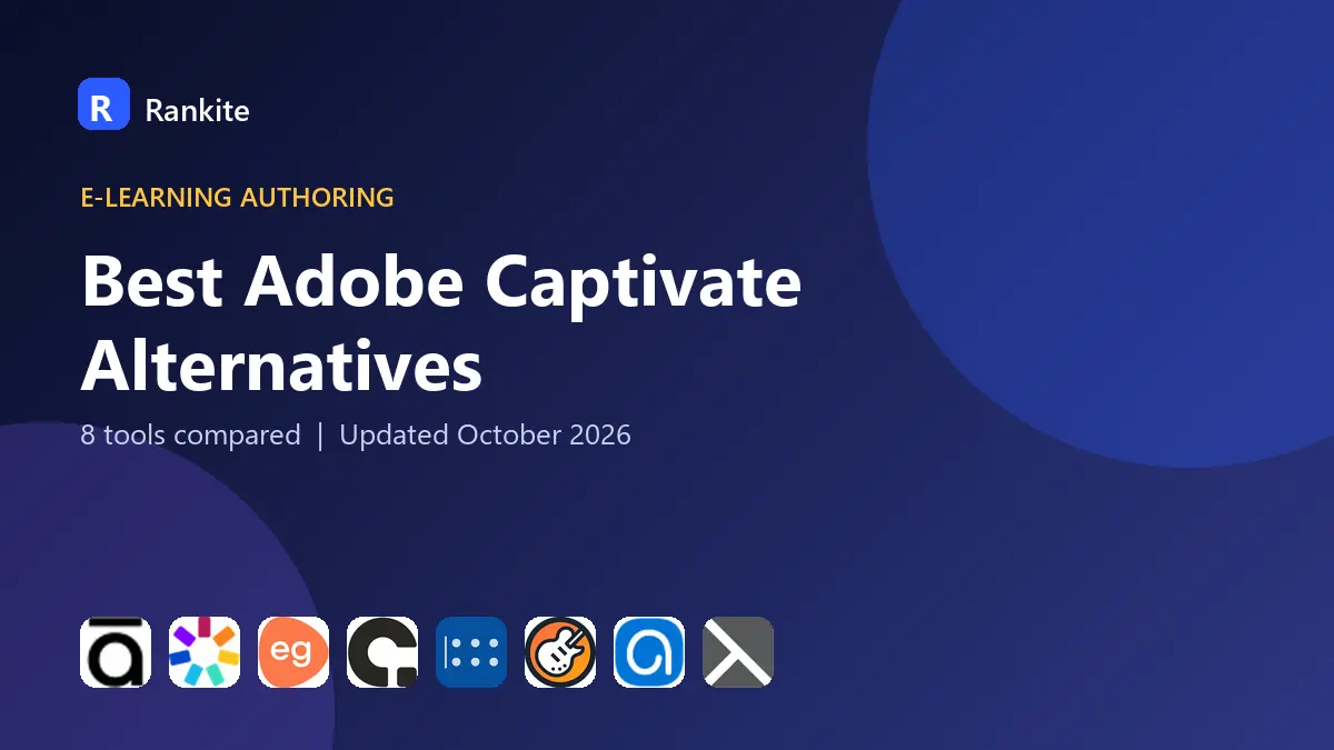 Best Adobe Captivate Alternatives in 2026: 8 Tools Compared