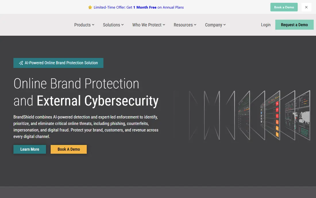 BrandShield homepage