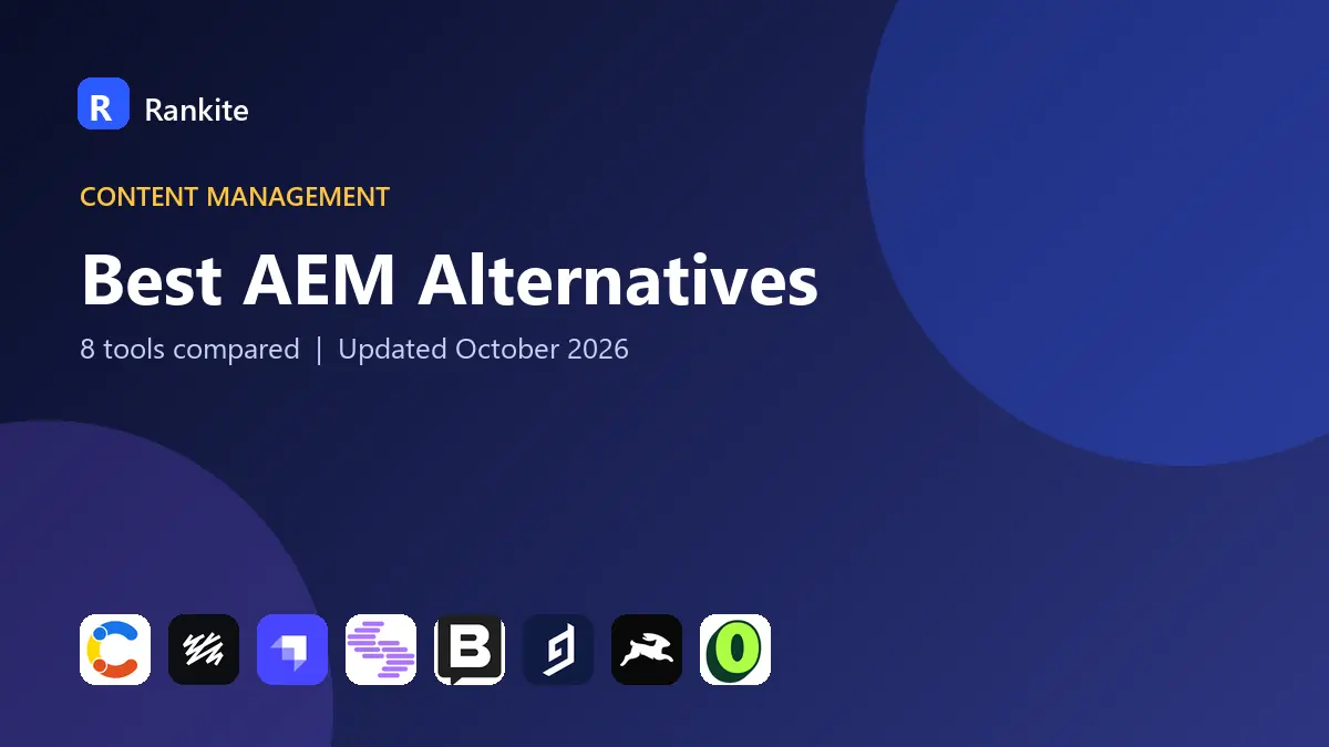 Best AEM Alternatives in 2026: 8 Tools Compared