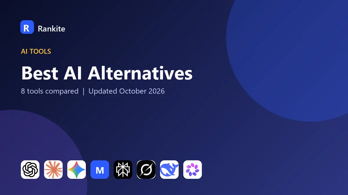 Best AI Alternatives in 2026: 8 Tools Compared
