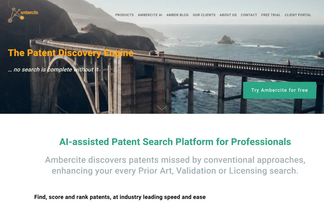 Ambercite homepage