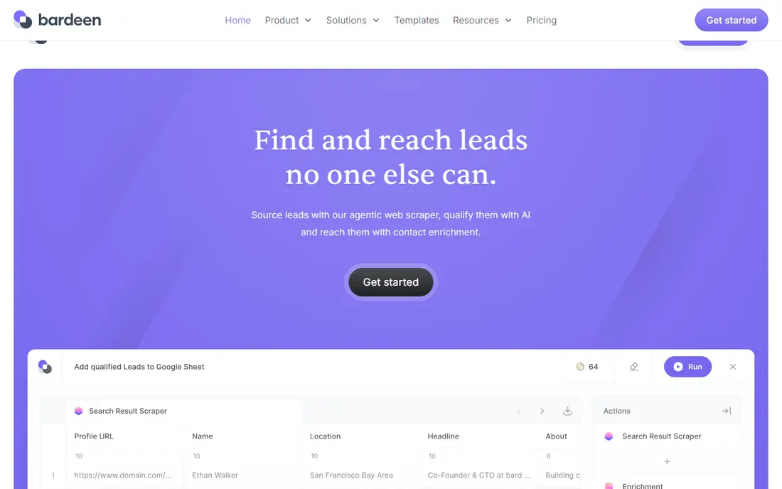 Bardeen homepage