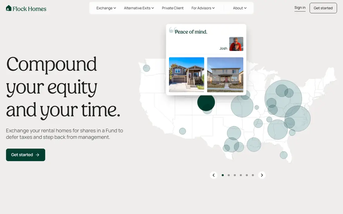 721 UPREIT Exchange homepage
