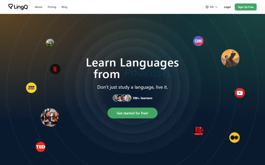 LingQ homepage
