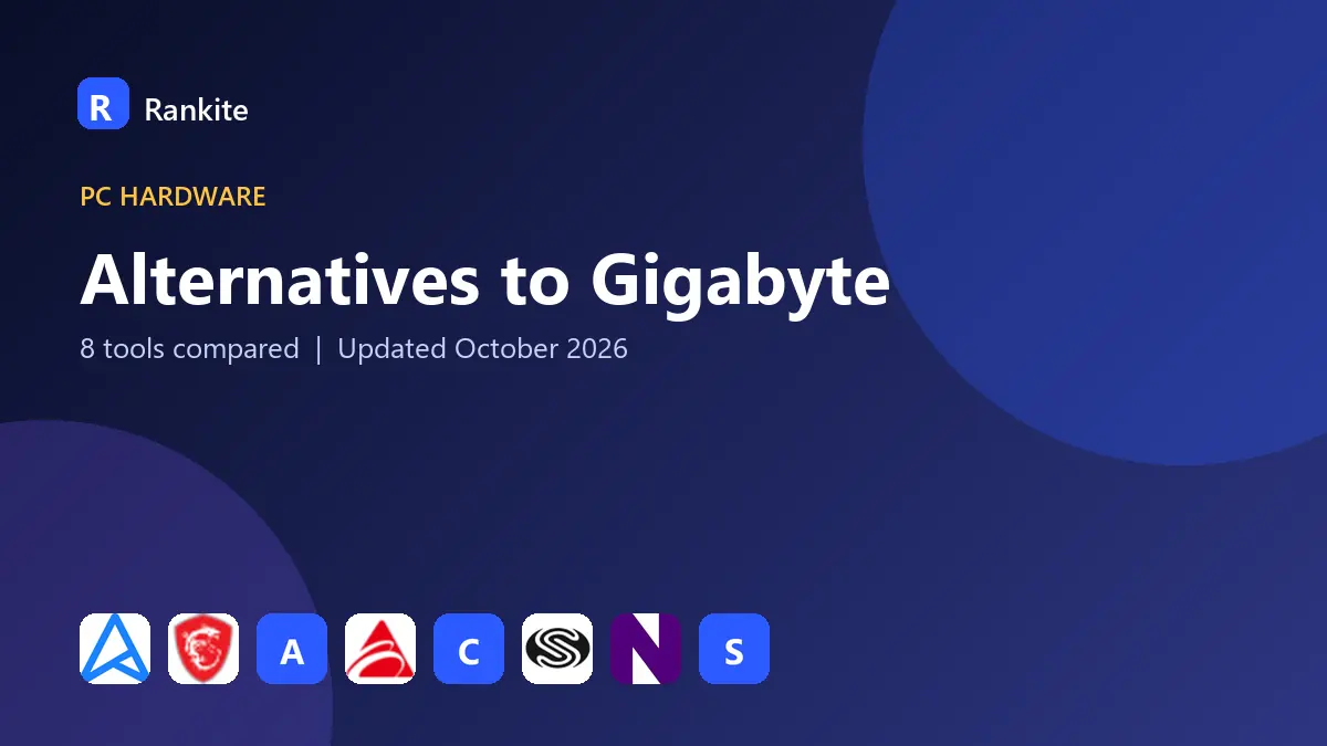 Alternatives to Gigabyte in 2026: 8 Brands Compared