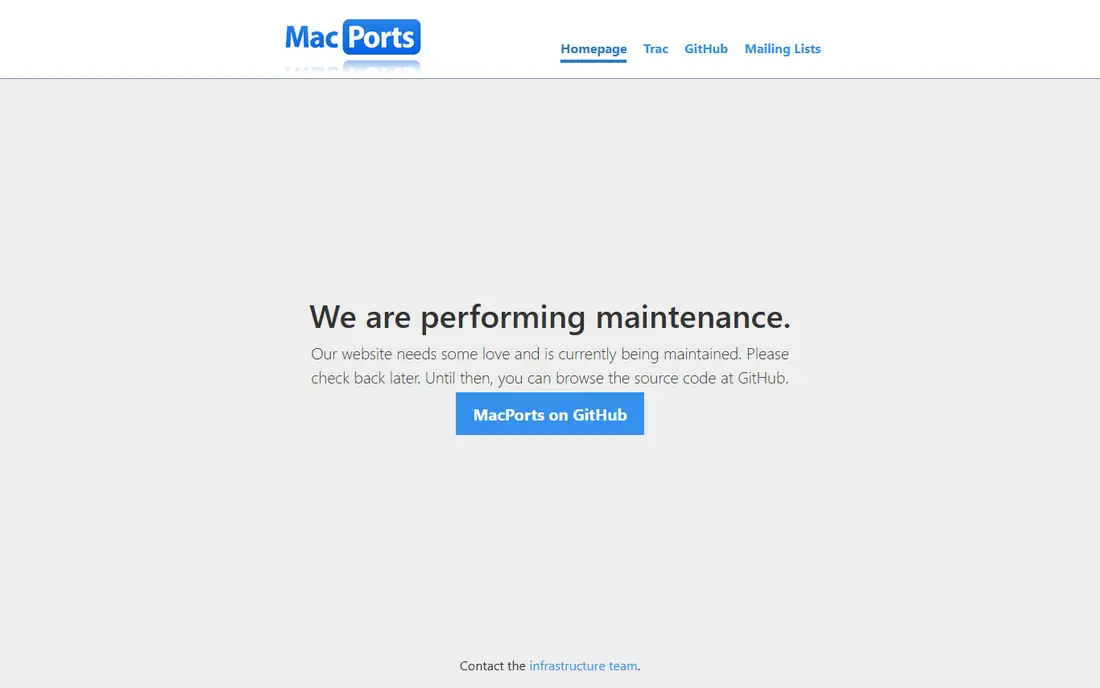 MacPorts homepage
