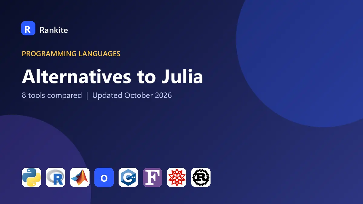 Alternatives to Julia in 2026: 8 Tools Compared