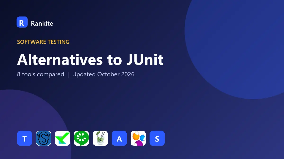 Alternatives to JUnit in 2026: 8 Tools Compared