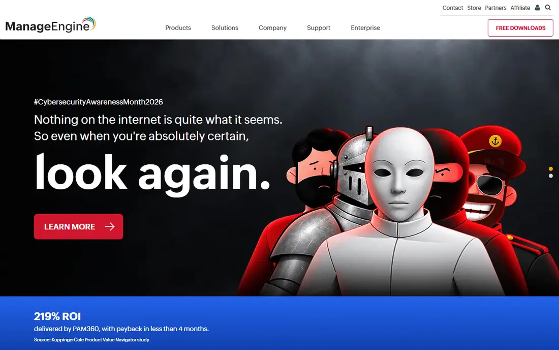 ManageEngine Endpoint Central homepage