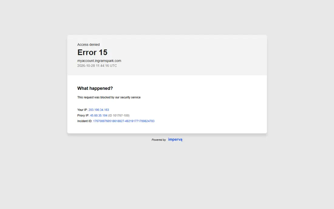 IngramSpark homepage