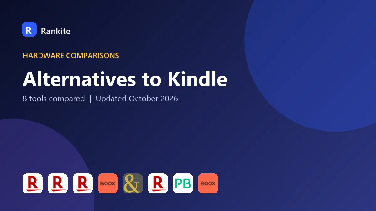 Alternatives to Kindle in 2026: 8 Devices Compared
