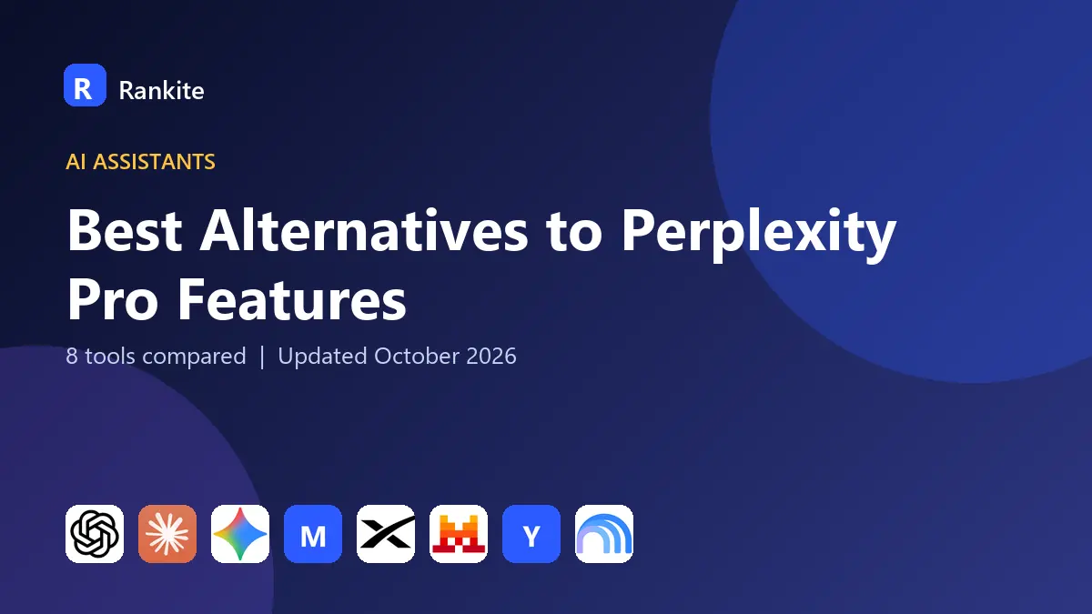 Best Alternatives to Perplexity Pro Features in 2026: 8 Tools Compared