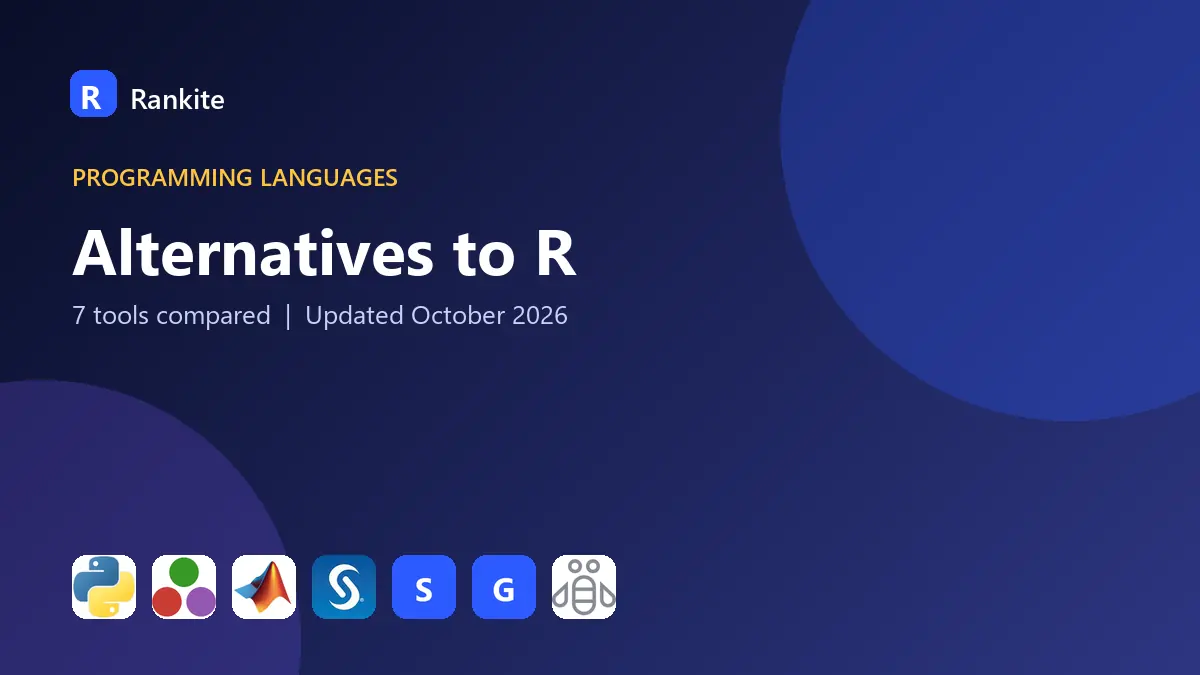 Alternatives to R in 2026: 7 Tools Compared