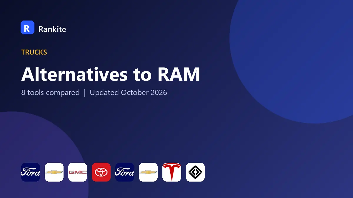 Alternatives to RAM in 2026: 8 Trucks Compared