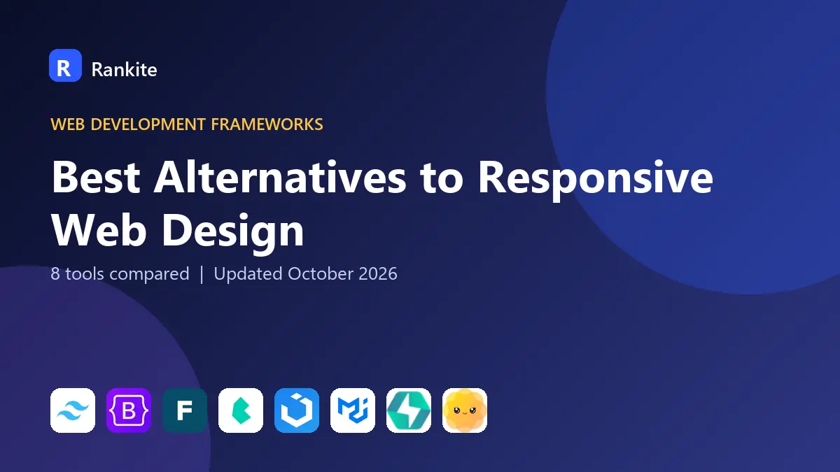 Best Alternatives to Responsive Web Design in 2026: 8 Tools Compared