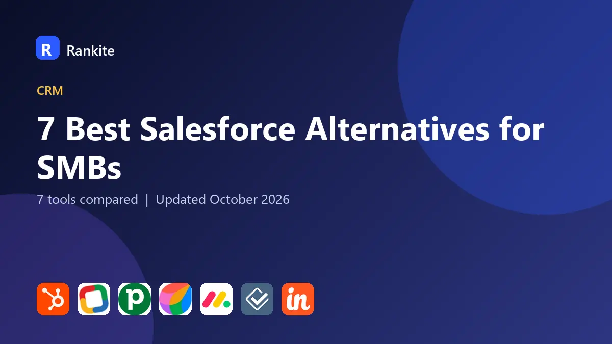 7 Best Salesforce Alternatives for SMBs in 2026: 7 Tools Compared