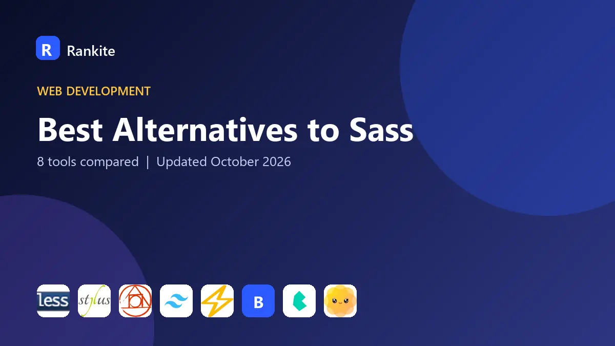 Best Alternatives to Sass in 2026: 8 Tools Compared