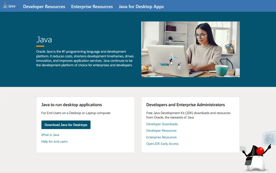 Java homepage
