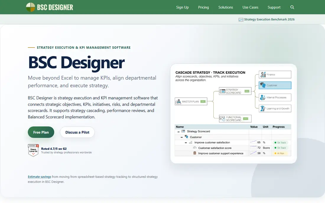 BSC Designer homepage