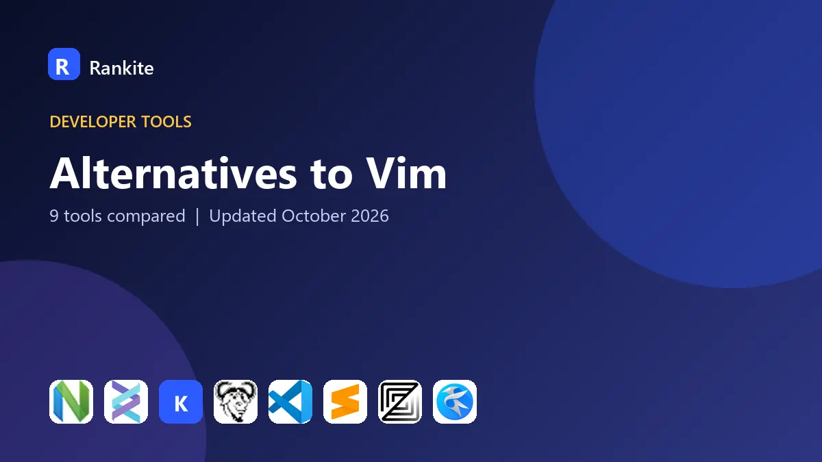 Alternatives to Vim in 2026: 9 Editors Compared
