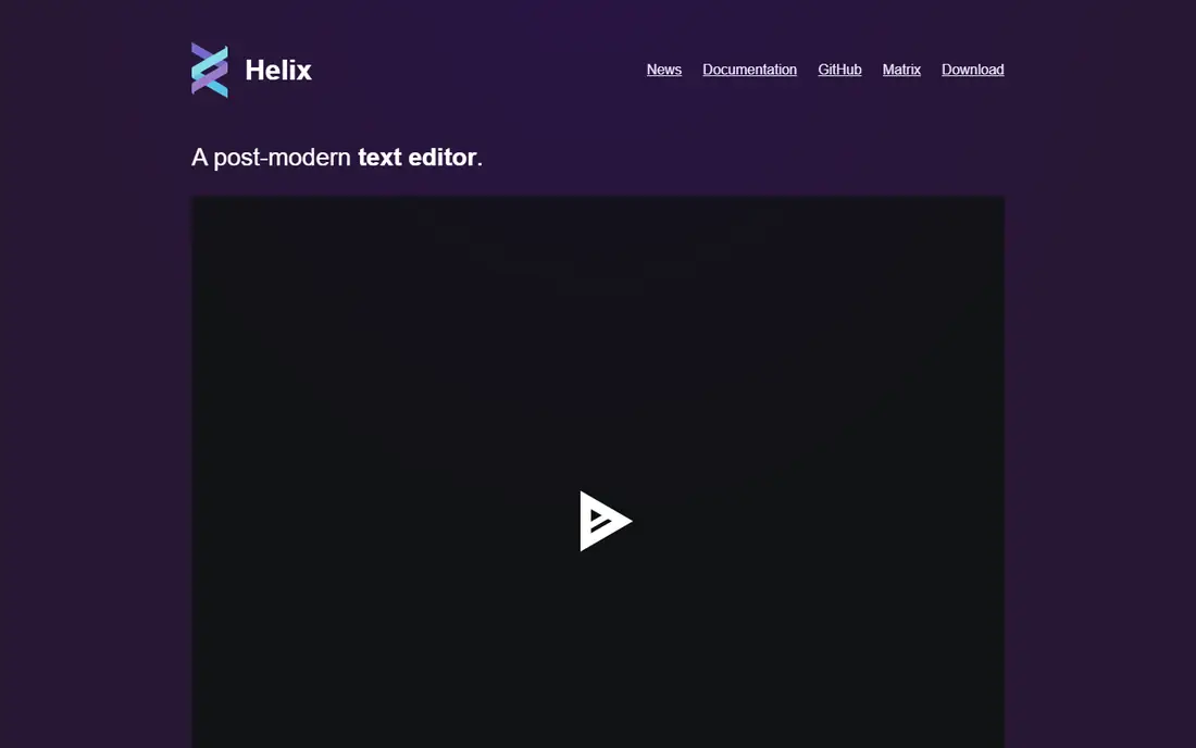 Helix homepage