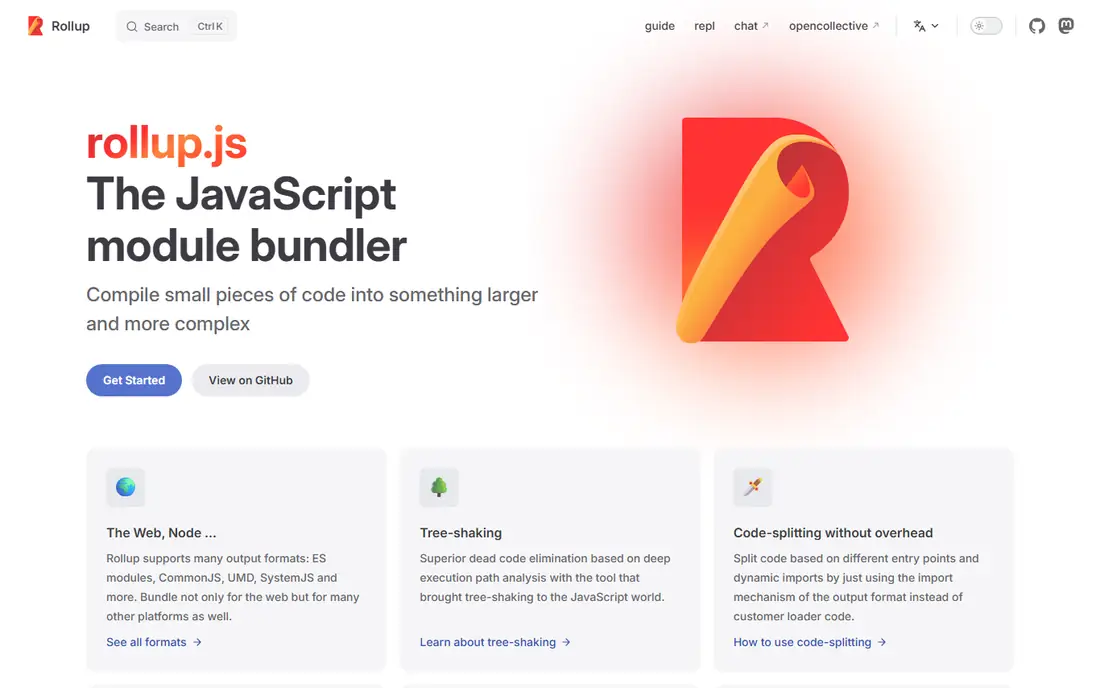 Rollup homepage