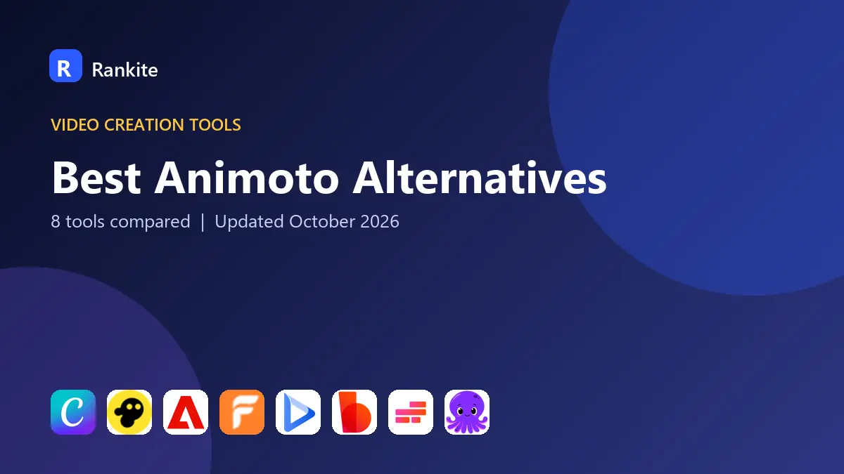Best Animoto Alternatives in 2026: 8 Tools Compared