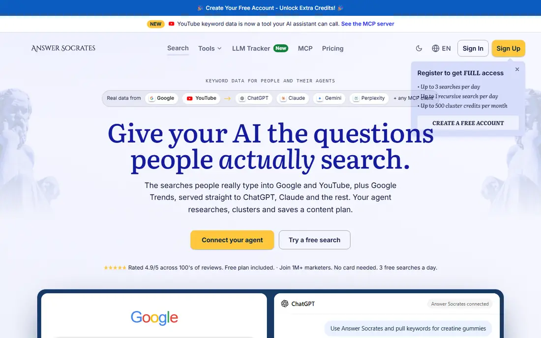 Answer Socrates homepage