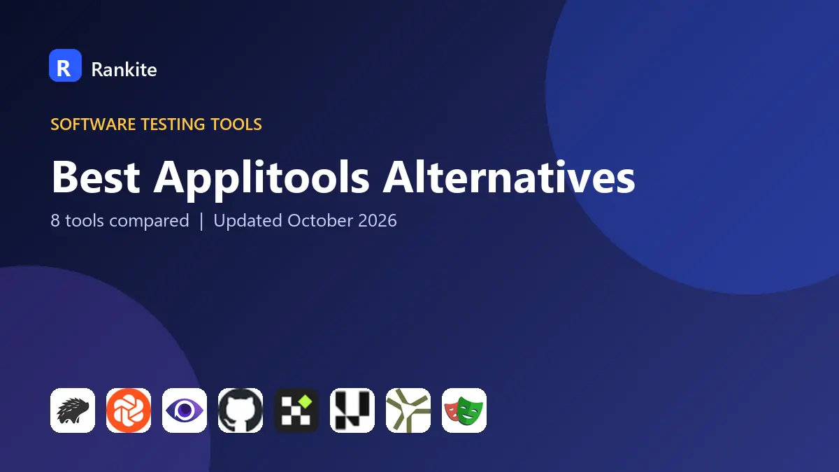 Best Applitools Alternatives in 2026: 8 Tools Compared