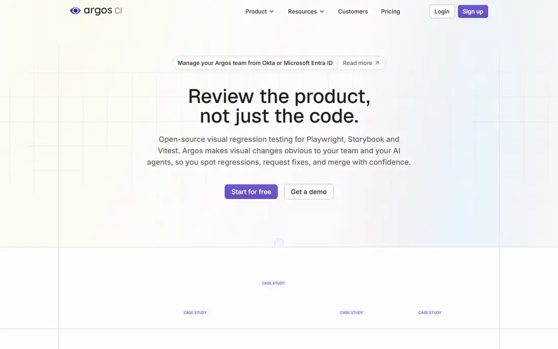 Argos homepage