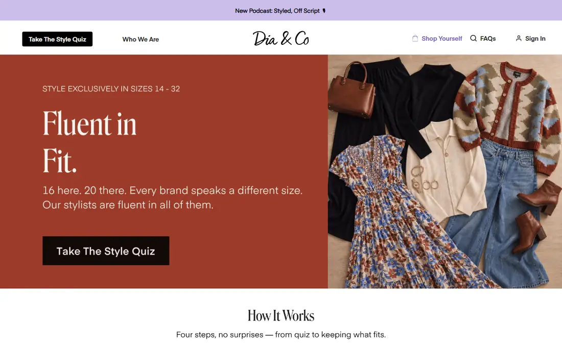 Dia homepage