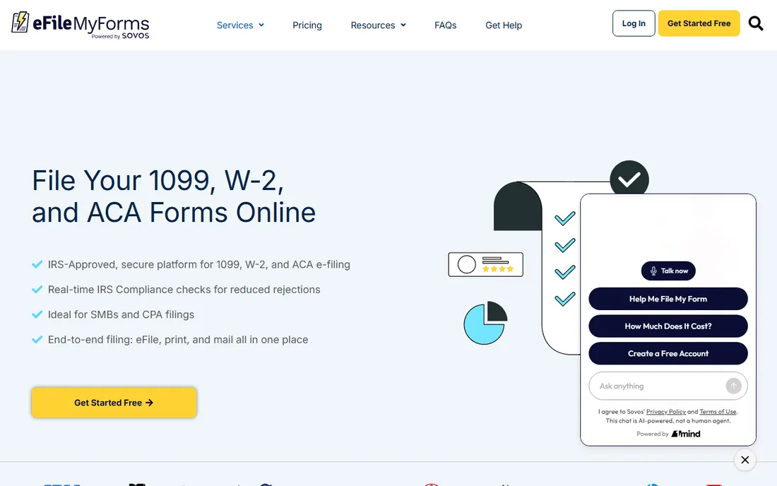 eFileMyForms homepage