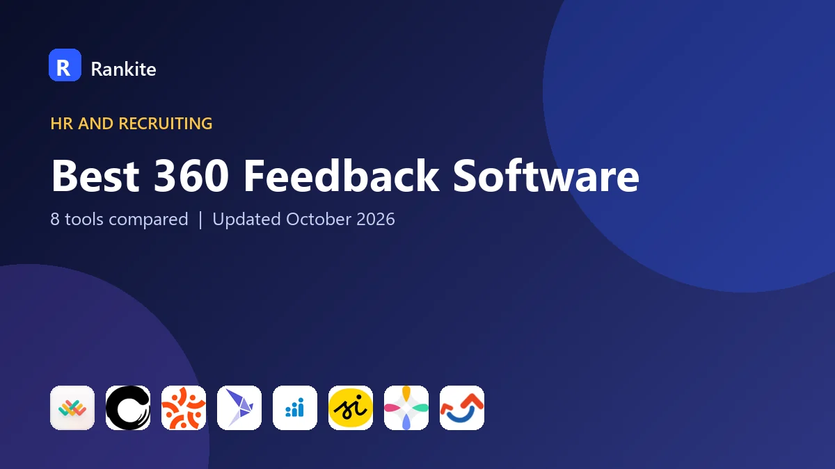 Best 360 Feedback Software in 2026: 8 Tools Compared