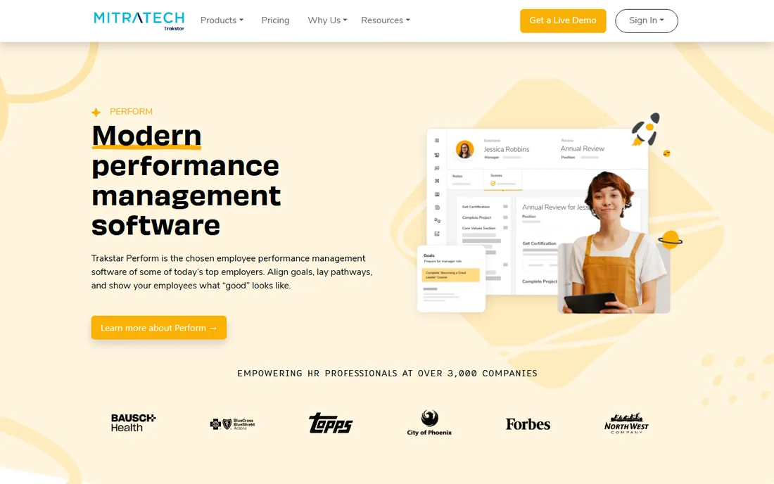 Trakstar homepage
