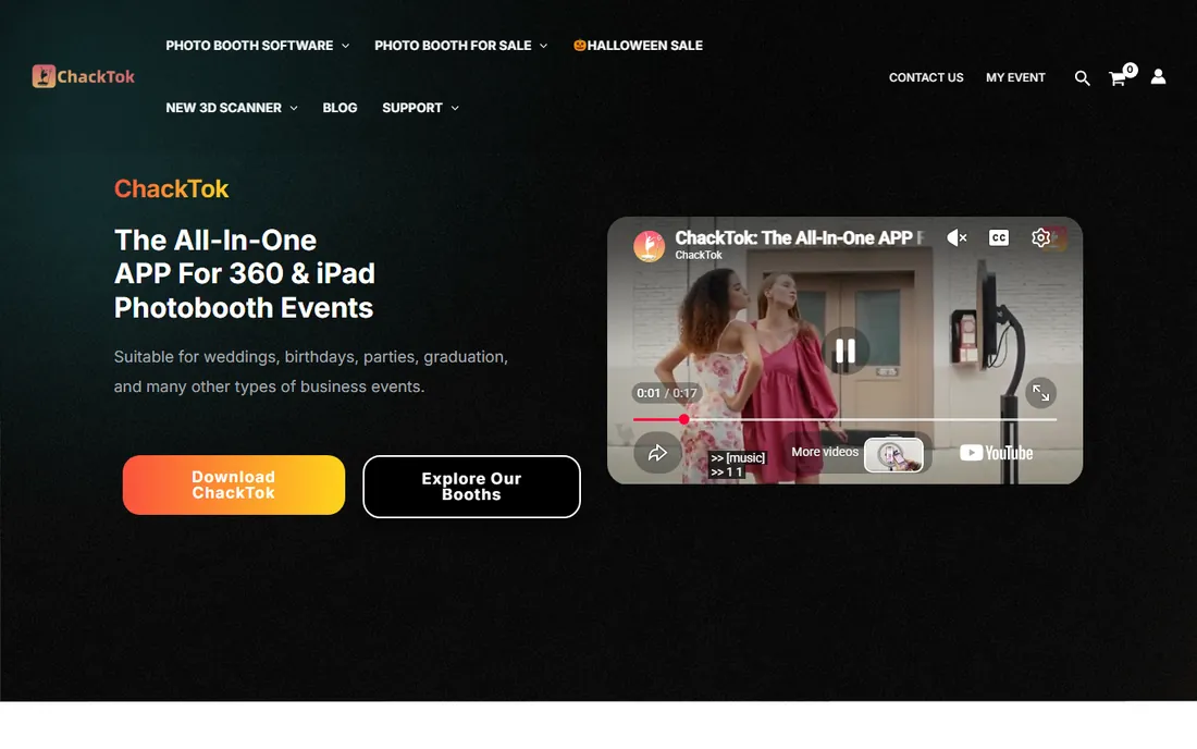 ChackTok homepage