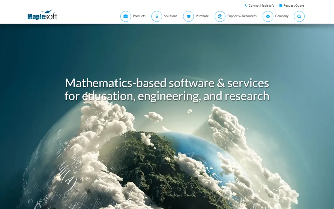 Maple homepage