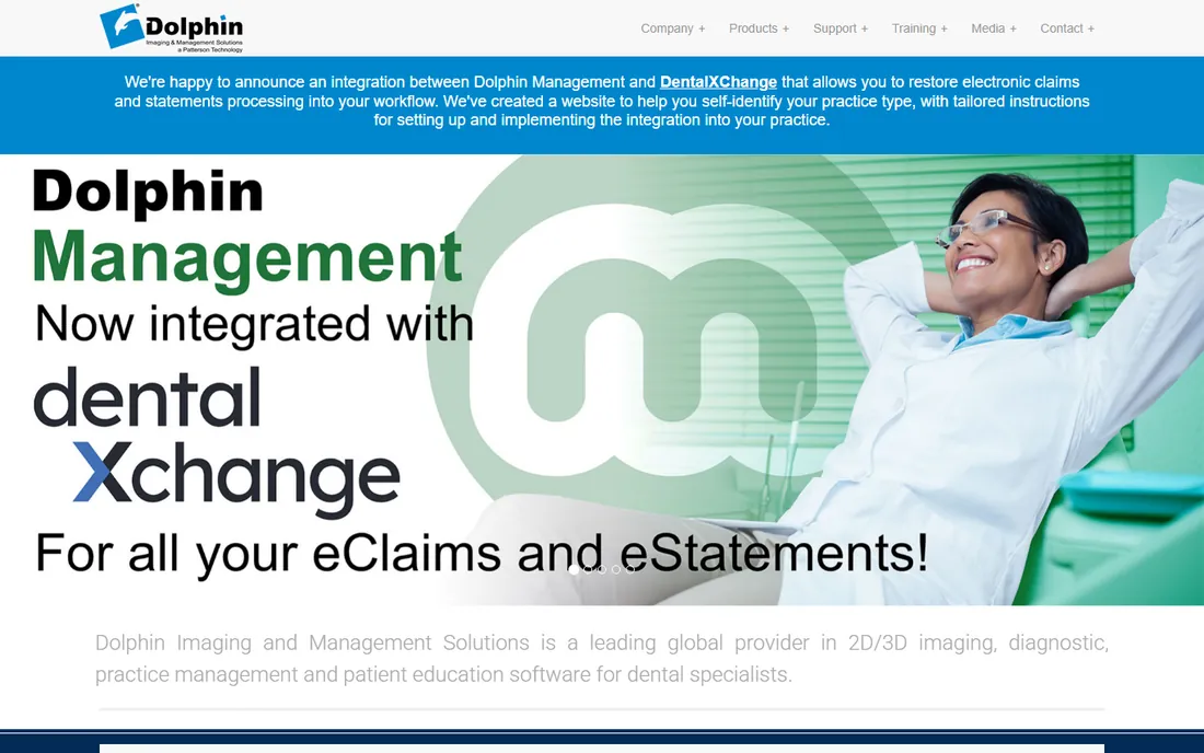 Dolphin Imaging homepage