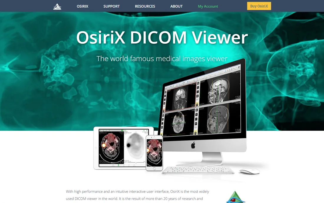 OsiriX MD homepage