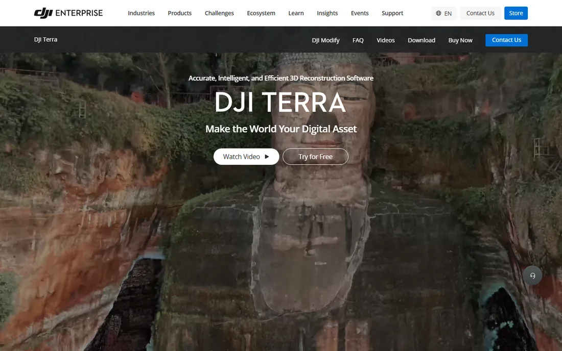 DJI Terra homepage